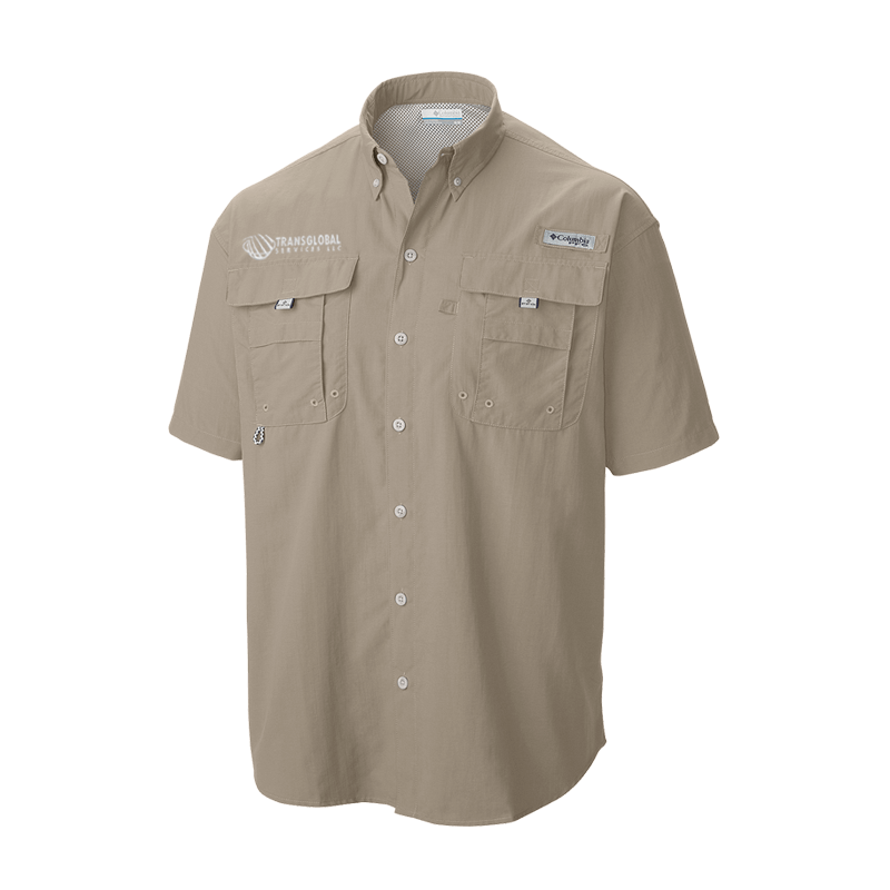 Positive Promotions 3 Columbia Men's Bahama? II Short-Sleeve Fishing Shirts  - Embroidered Personalization Available 